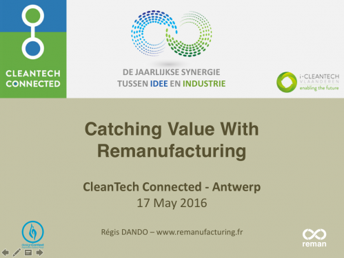 Catching value with remanufacturing